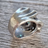Image 5 of Travis Walker "Chomps" Skull ring, c. 2000s