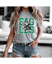 Eagle Sequins Football Front only 