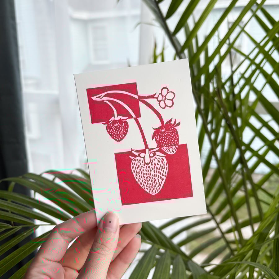 Image of Strawberries – Greeting Card