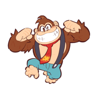 Image 1 of Donkey Kong Sticker