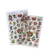  Notebook Scribbles sticker sheets