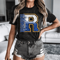 Roughriders Volleyball black Front only 