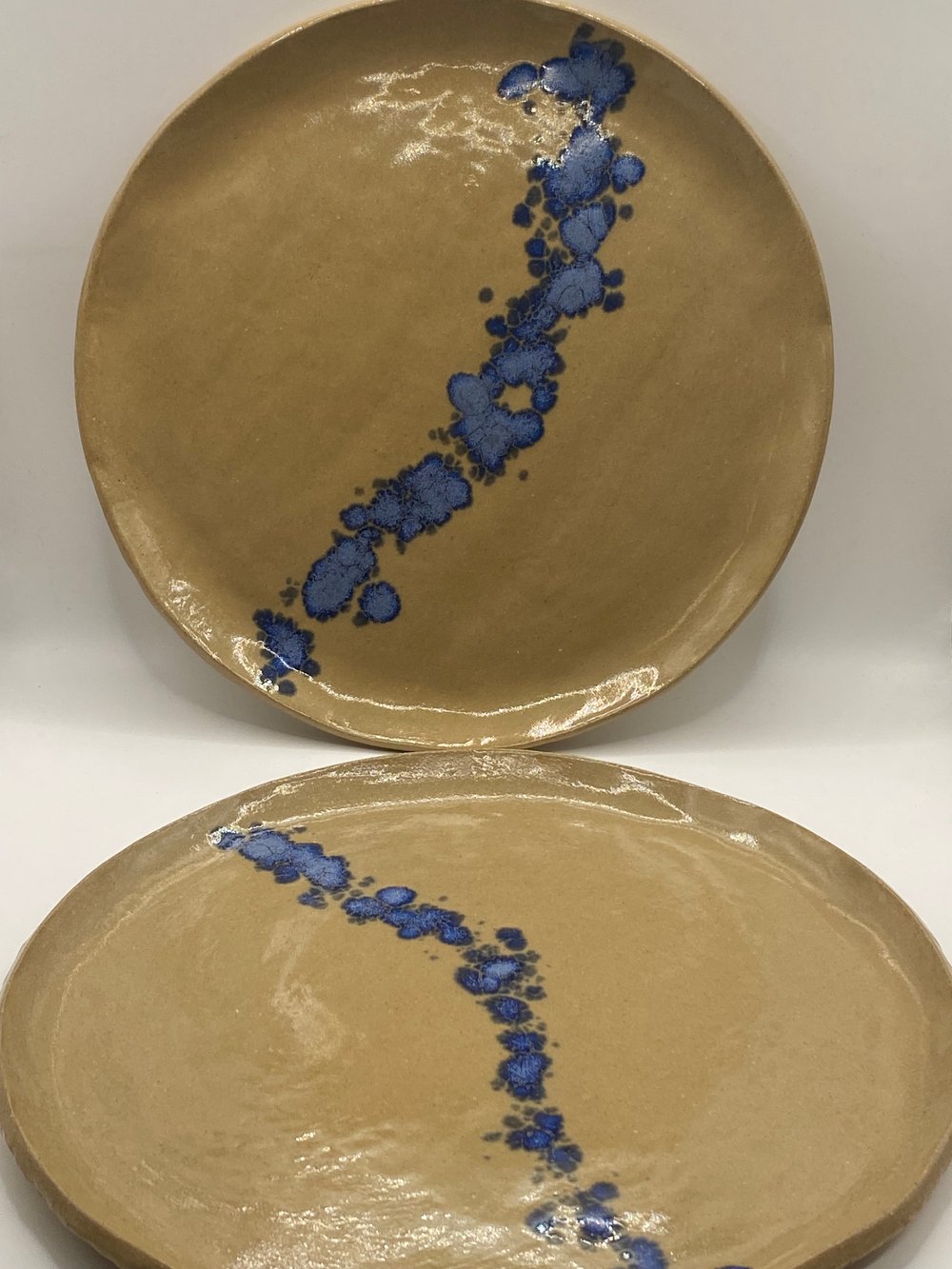 Image of Blue splatter plate