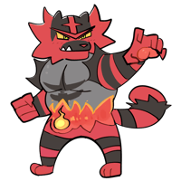 Incineroar charm