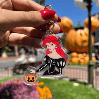 Image 1 of Spooky Mermaid Princess Bag Charm