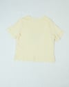 Upcycled Quilted Star Scalloped Hem T-Shirt