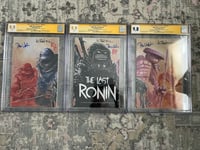 TMNT LAST RONIN #1, CGC, SDCC Connecting Covers Set, LTD to 500, 3x SIGNED