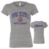 Women's University Tri-Blend Shirts - Grey