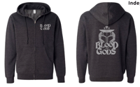 Image 3 of Charcoal Heather BoG Zip-Up Hoodie