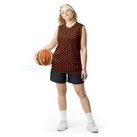 Image 4 of Basketball Jersey (Adult M/F) = Classic Jack O Lantern