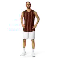Image 1 of Basketball Jersey (Adult M/F) = Classic Jack O Lantern