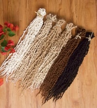 Image 5 of Alpaca Wool Dreadlocks - Sandy Blonde 