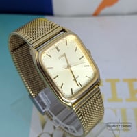Image 5 of 1992 Seiko Spirit 'Tank' High-Accuracy Quartz Gold Dress Watch (5E31-5B5A)
