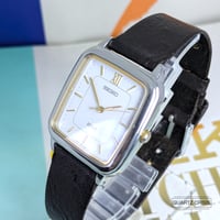 Image 5 of 1997 Seiko Spirit Quartz Two-Tone Tank Dress Watch (7N01-5210)