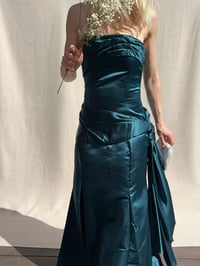 Image 1 of 90s satin ball gown