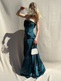 Image 3 of 90s satin ball gown