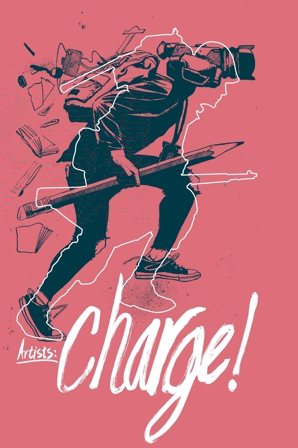 "Artists: Charge!" Poster