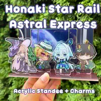 Image 1 of Honkai Star Rail Charms + Standee