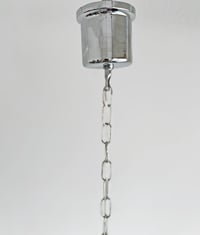 Image 11 of PRECIOSA LAMPARA MAZZEGA ICE GLASS, AÑOS 70