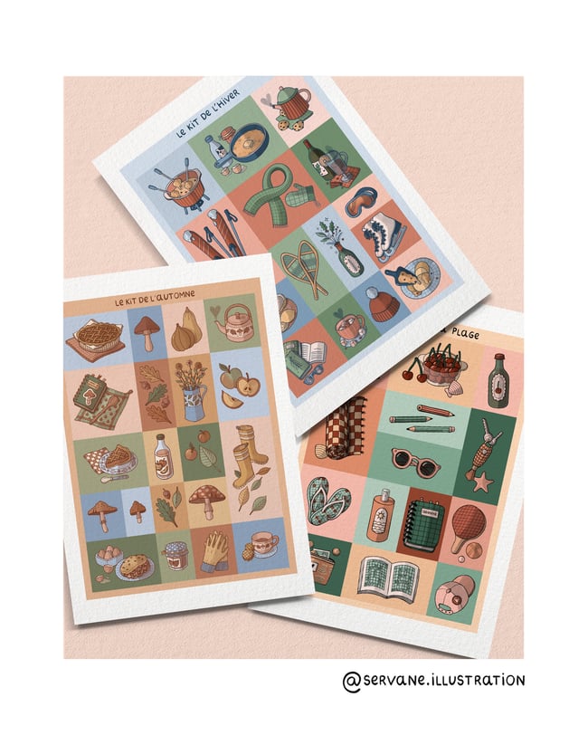 " Les kits de saisons " (trois au choix)