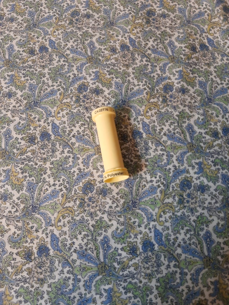 Image of Handkerchief - small - delicate blue and green foliage