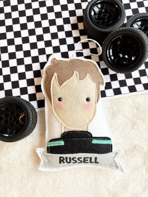 Image of Handmade Felt F1 Driver Decorations