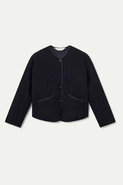 Image of 4-Chaqueta pana negra