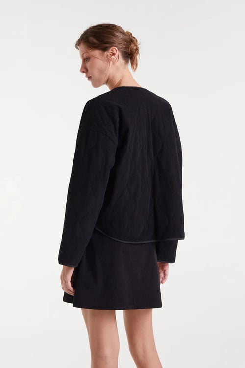 Image of 4-Chaqueta pana negra