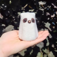 Image 1 of Needle Felted Ghost Cat