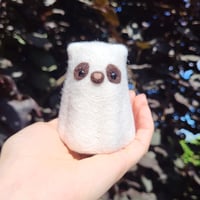 Image 2 of Needle Felted Ghost Cat