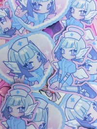 Image 2 of nurse cythera keychain & stickers [ KEYCHAINS ON PRE-ORDER ]