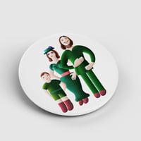 Image 1 of Familie Grün Anstecker