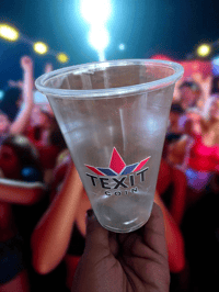 Image 7 of 16oz Plastic Disposible Texit Party Cups