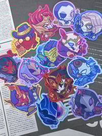 Image 2 of mini jhins sticker set