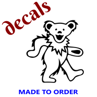 Image 1 of Dancing Bear Outline Vinyl Decal