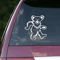 Image 2 of Dancing Bear Outline Vinyl Decal