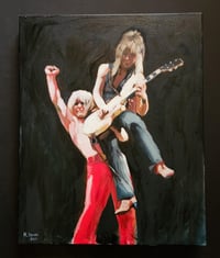 Image 1 of "Ozzy and Randy" - Oil Painting