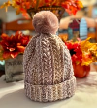 Image 1 of Wheat Stitch Beanie (Child to Small Adult)