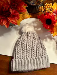 Image 3 of Wheat Stitch Beanie (Adult Medium)