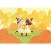Image 1 of Little Witches Art Print