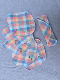 Image 1 of Organic Cotton Flannel Pantyliners in Autumn Plaid