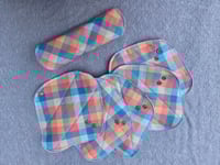 Image 3 of Organic Cotton Flannel Pantyliners in Autumn Plaid
