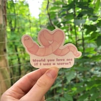 Image 3 of Worm Sticker