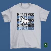 Image 4 of 2025–2026 OES PTO Mustangs Stampede T-Shirt