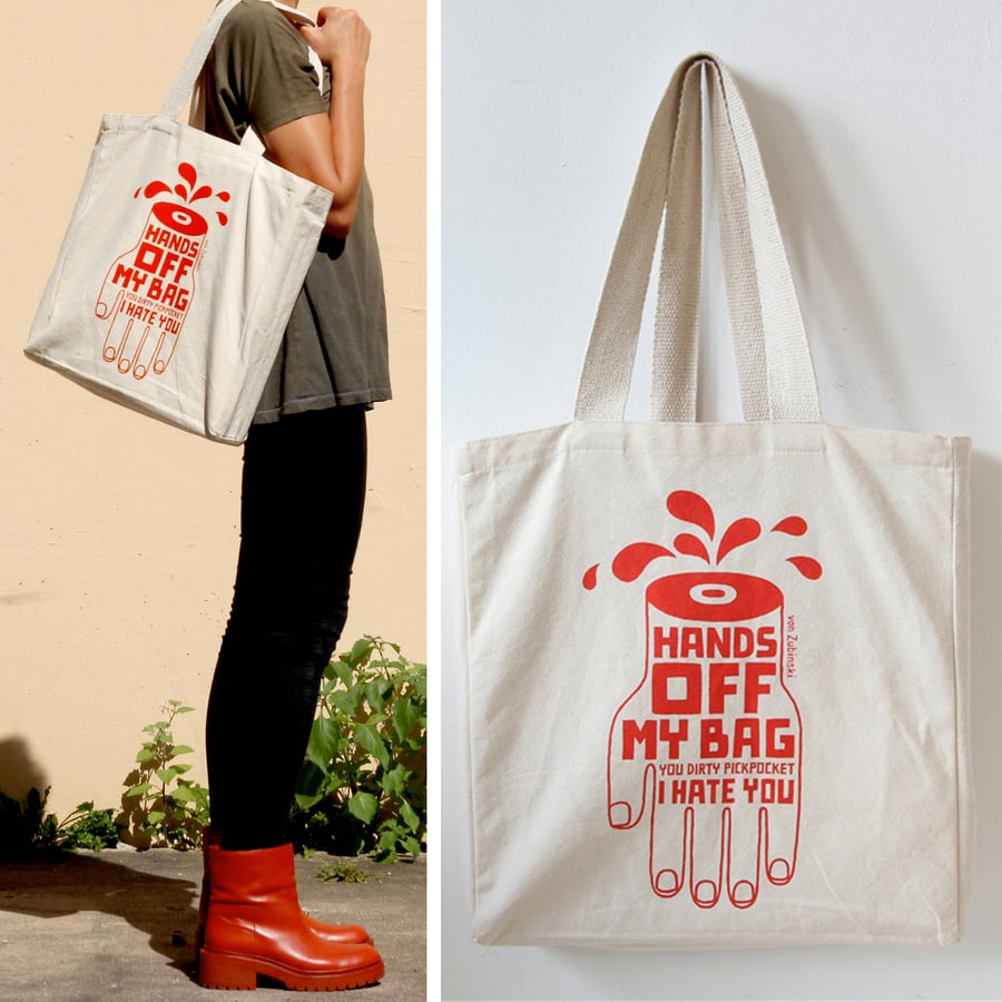 Image of Tasche "HANDS OFF MY BAG!"