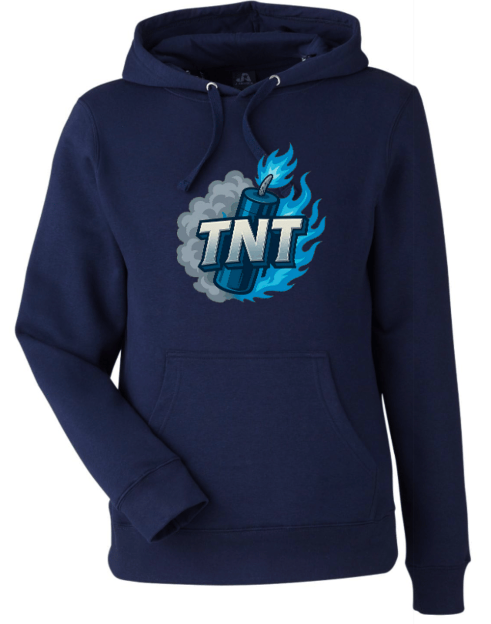 Image of TNT 2025/navy hoodie/NAME AND NUMBER ON BACK/ADULT/dynamite