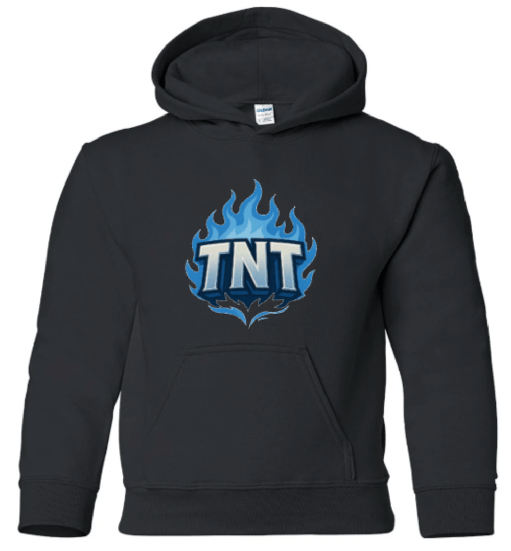 Image of KIDS TNT 2025/black hoodie/NAME AND NUMBER ON BACK