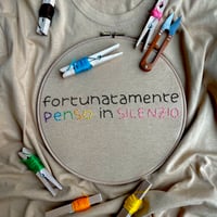 Image 4 of FORTUNATAMENTE PENSO IN SILENZIO - FELPA
