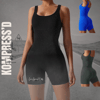 Kompress’d U neck short romper 