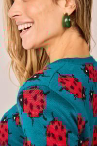 Image 3 of Jersey mariquitas verde